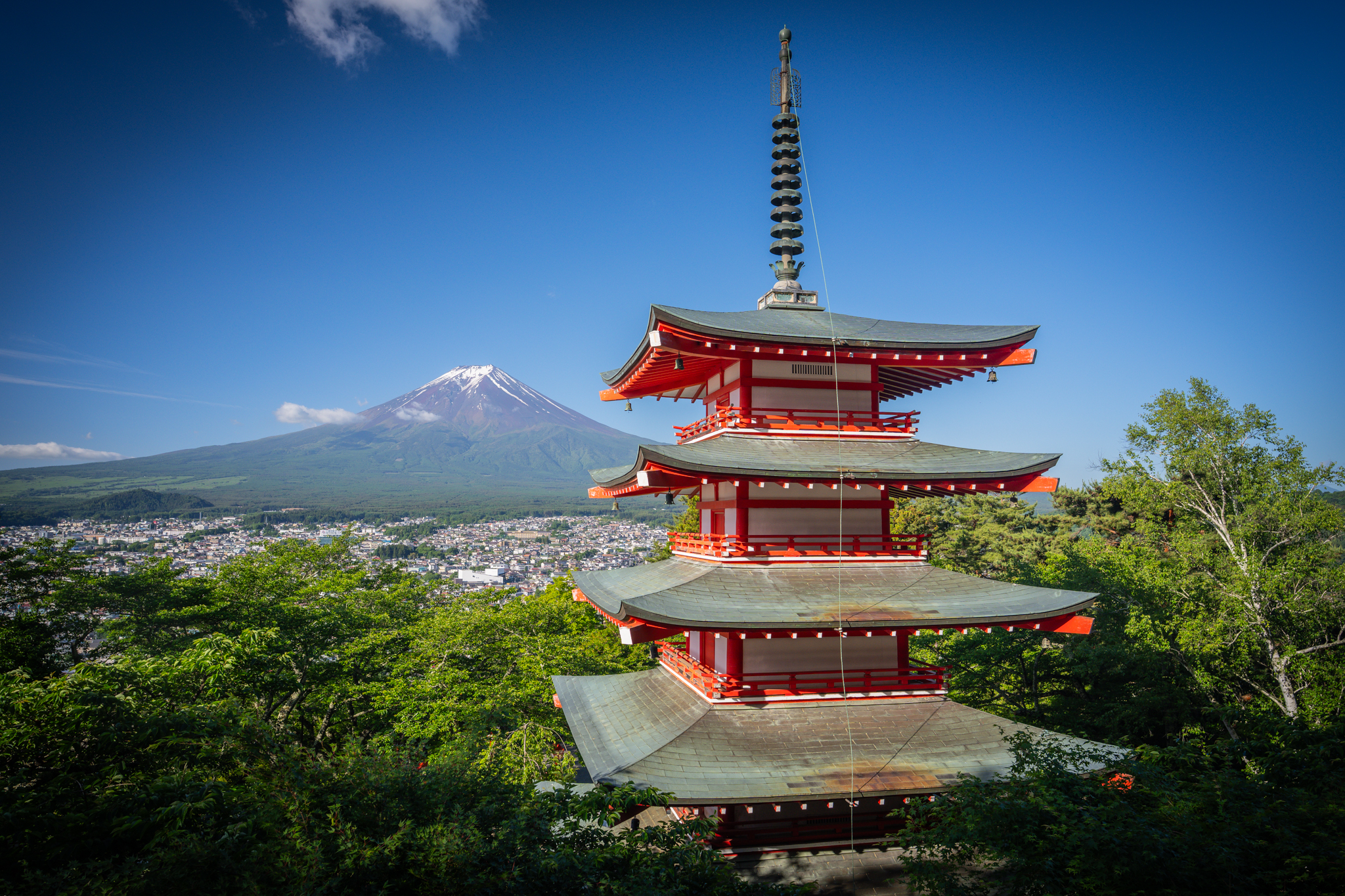 富士山五重塔写真どこ？新倉山浅間公園